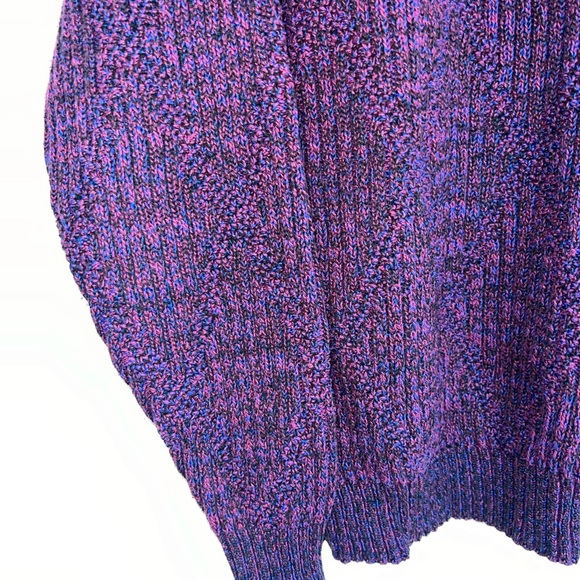 VINTAGE CHRISTIAN DIOR PURPLE KNIT SWEATER - Picture 6 of 13
